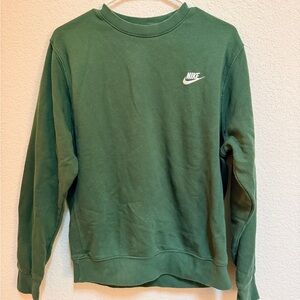 Nike Men's Forest Green Crewneck Sweater